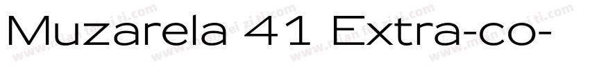 Muzarela 41 Extra-co字体转换